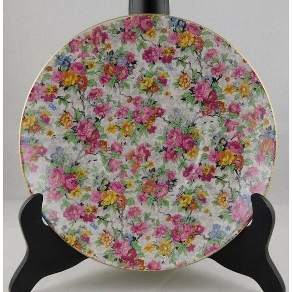 Nelson WAREBRIAR ROSESaucerVINTAGE CHINTZ MARINA PATTERN